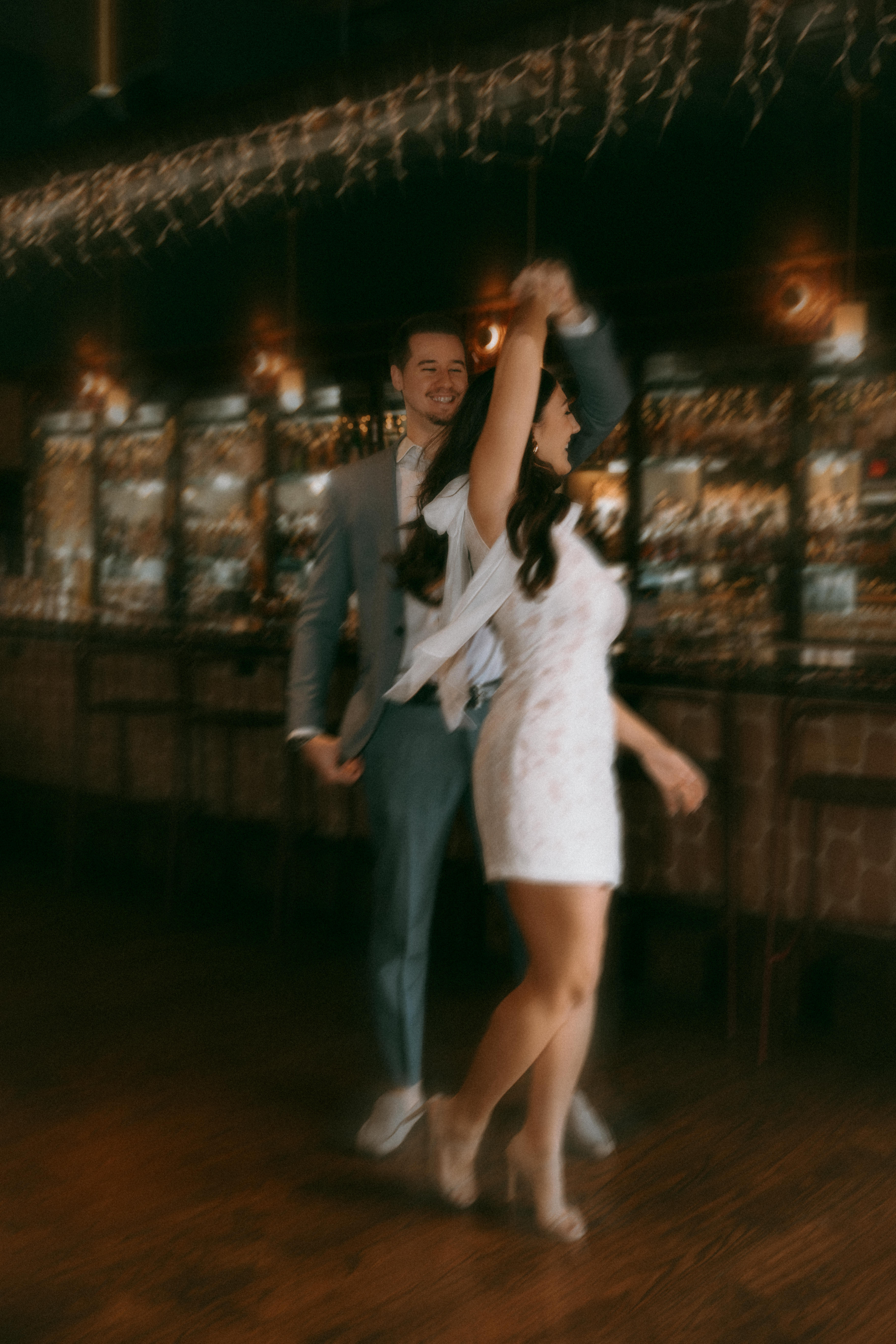 Blurry Engagement Photo Trend